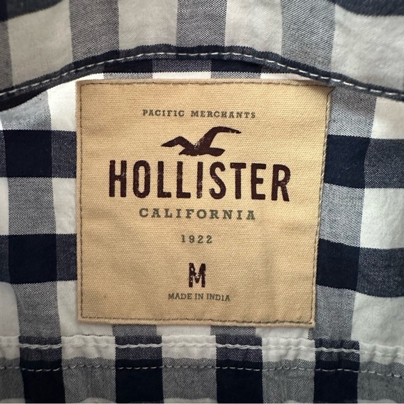 Hollister Men's Plaid Long Sleeve Shirt - Picture 3 of 11